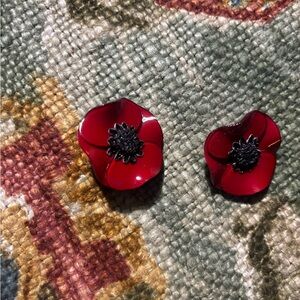 Cilea Paris poppy earrings